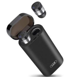 True wireless bluetooth headphones with charger